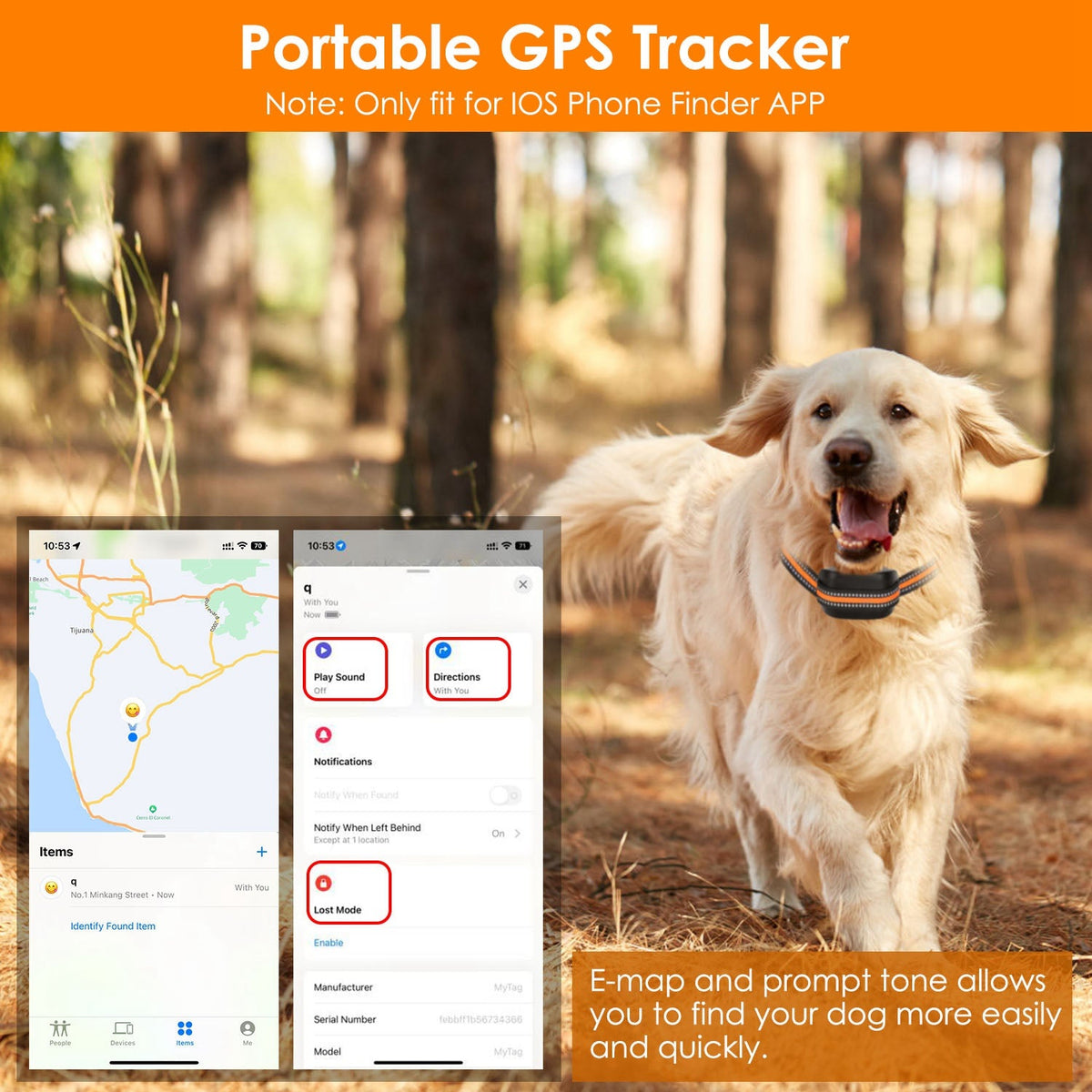 2 In 1 Dog GPS Fence Tracker Wireless GPS Dog Fence GPS Dog Collar